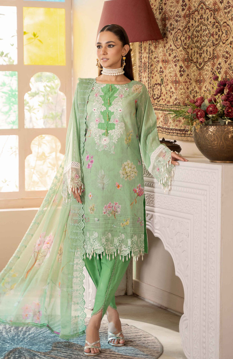 Al Zohaib | Sunshine Bloom Premium Lawn 25 | SBP-25-05 by Al Zohaib - Designer Dress - Type: Ladies Clothes - Available at Libayah - 100% Original