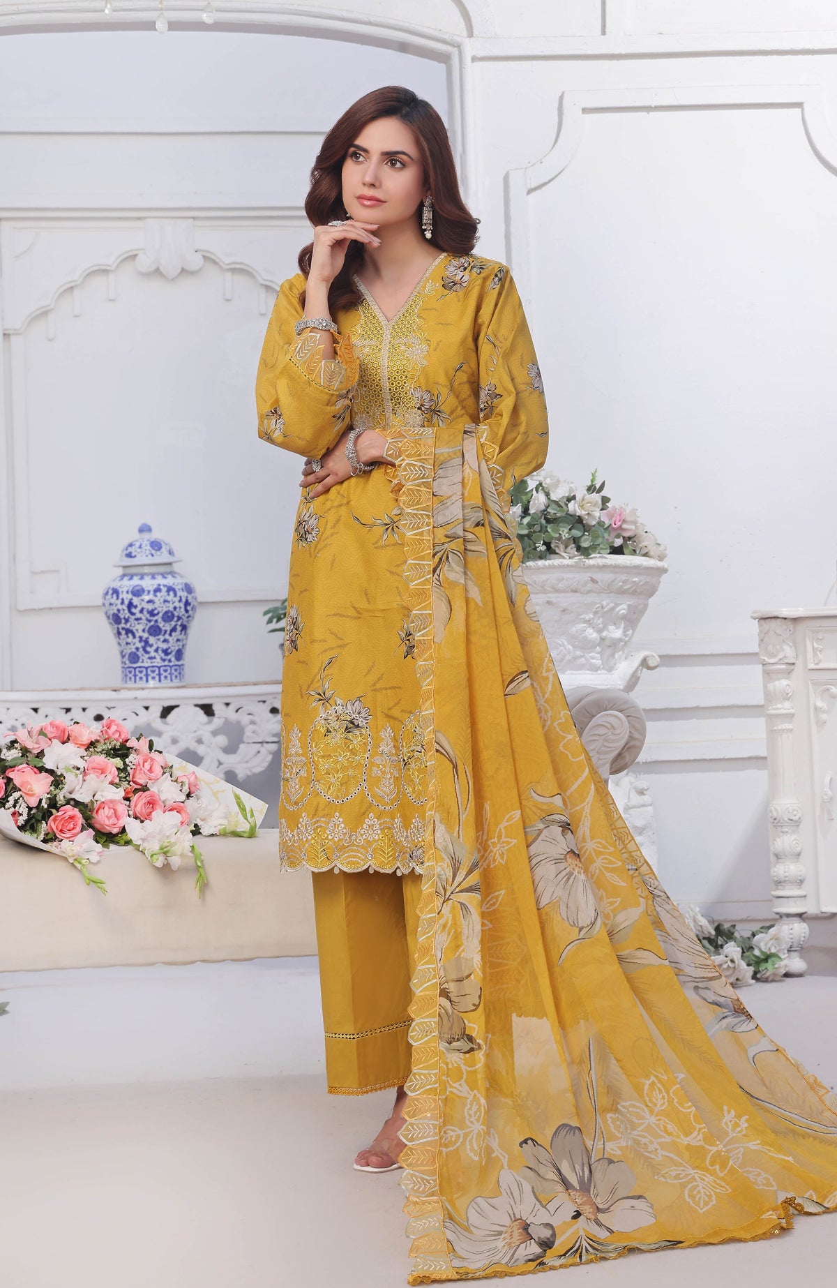 Al Zohaib | Applique Kari Cutwork Edit 25 | ACE-25-05 by Alzohaib - Designer Dress - Type: Ladies Clothes - Available at Libayah - 100% Original