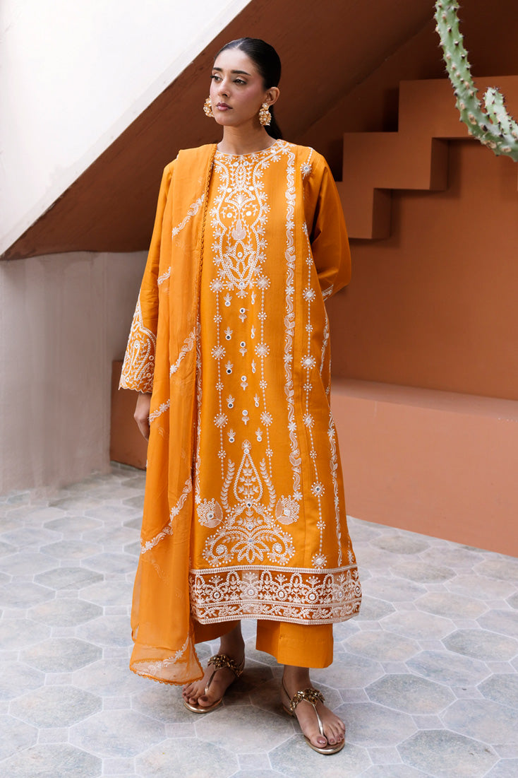 Marjjan | Leya Collection | MBL-95 (MUSTARD) - by Libayah - Registered Vendor of : Marjjan - 100% Original Designer Dress