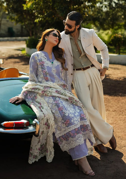 Kahf Premium | Luxury Lawn 25 | KLR-01 Maeve by Kahf Premium - Designer Dress - Type: Ladies Clothes - Available at Libayah - 100% Original