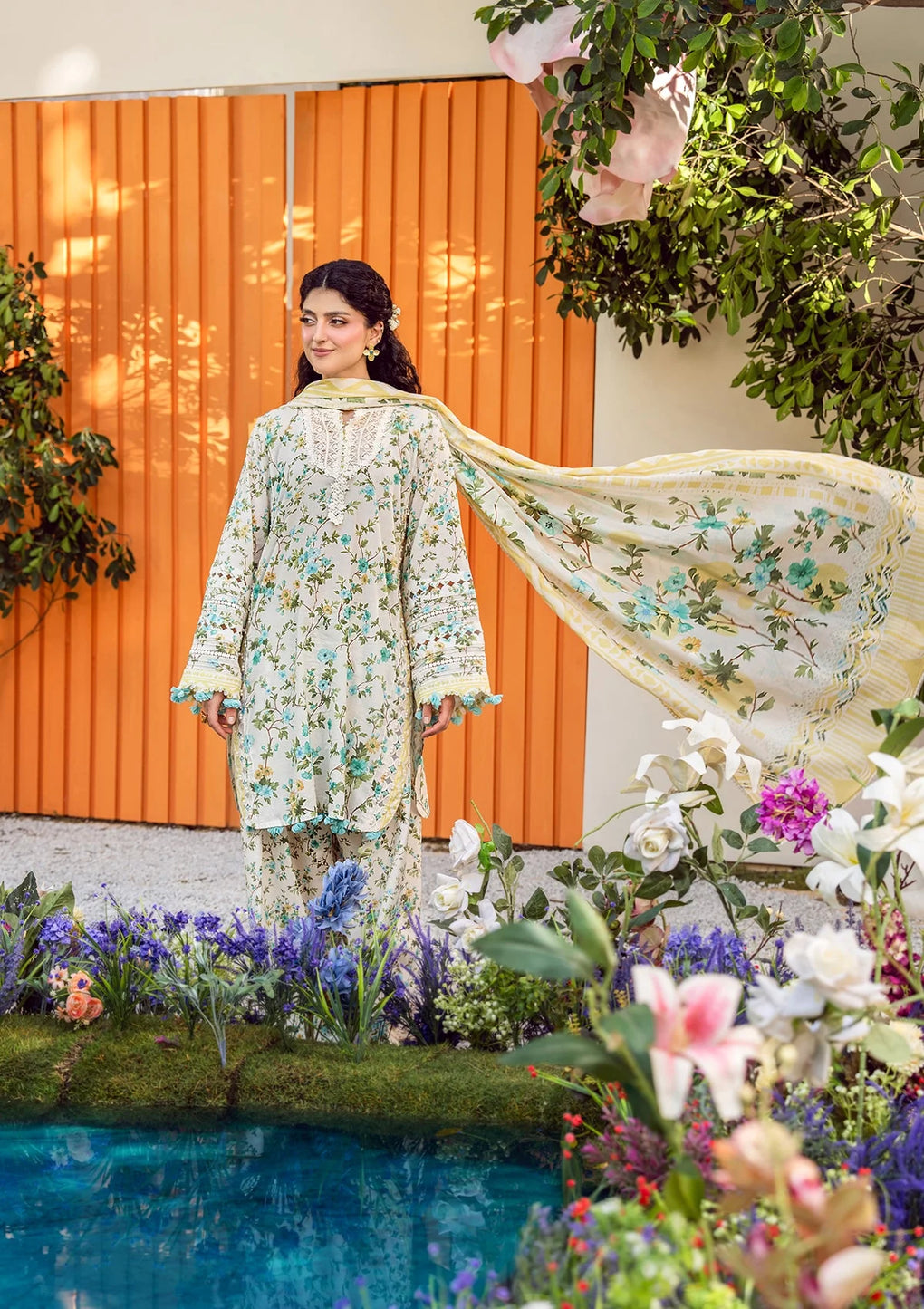 Elaf Premium | Prints 25 | EPS-3A IVORY WHISPERS by Elaf Premium - Designer Dress - Type: Ladies Clothes - Available at Libayah - 100% Original