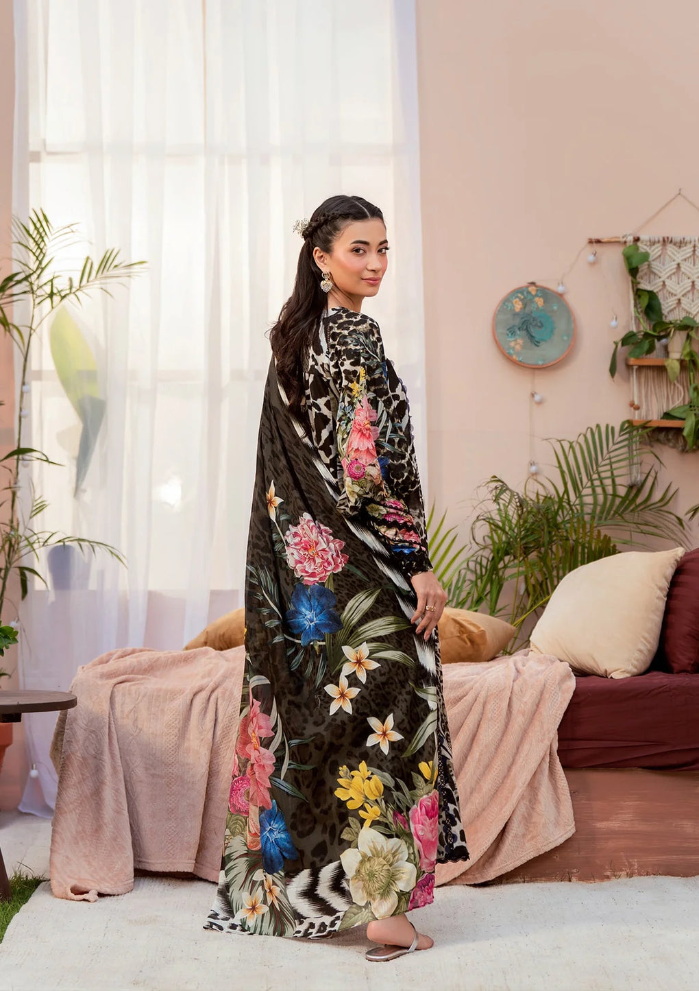 Elaf Premium | Prints 25 | EPS-4B NOIR ESSENCE by Elaf Premium - Designer Dress - Type: Ladies Clothes - Available at Libayah - 100% Original