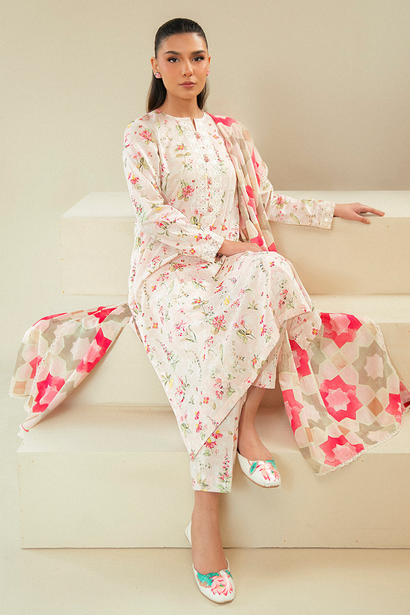 Cross Stitch | Daily Lawn 24 | CRYSTAL AURA-3 PIECE LAWN SUIT