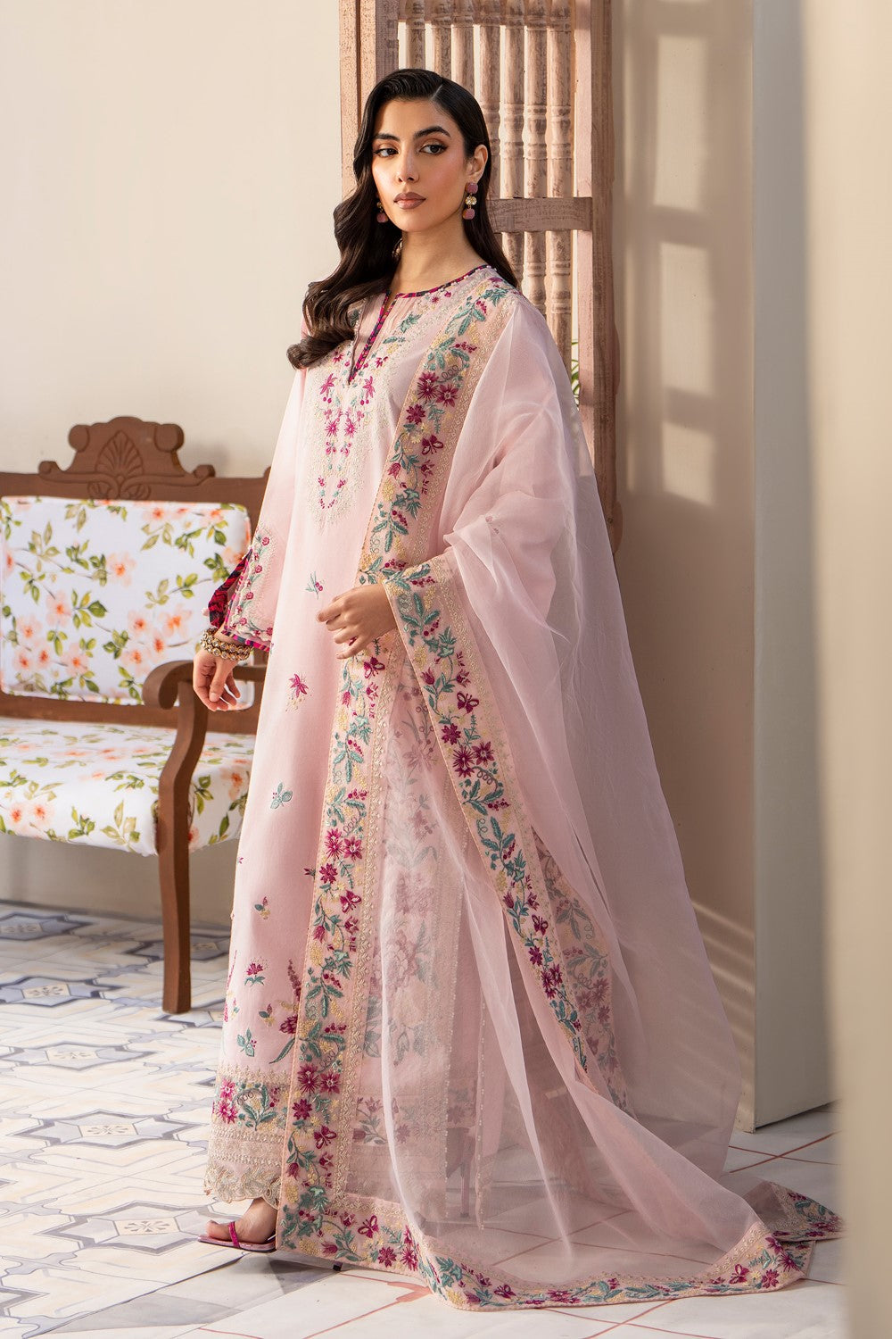 Maryum N Maria | Luxury Lawn 25 | ARNINA - MS50112 by Maryum N Maria - Designer Dress - Type: Ladies Clothes - Available at Libayah - 100% Original
