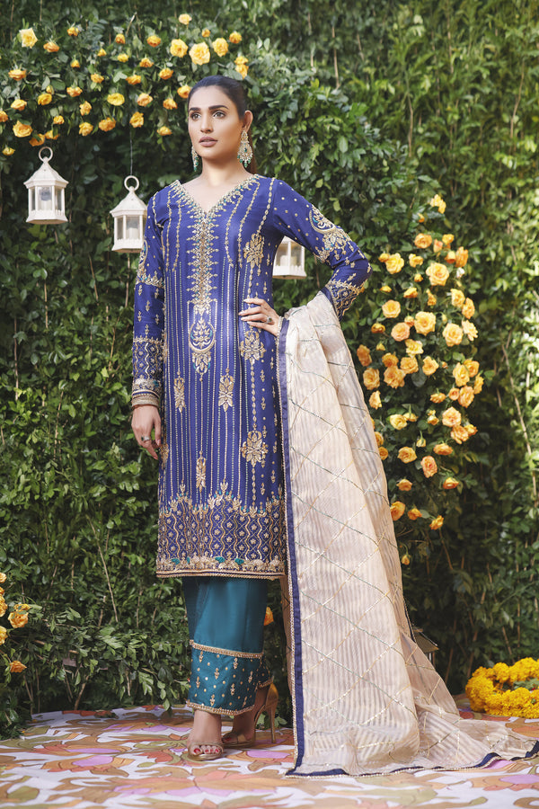 Wahajmbegum | Mehrunnisa Wedding Formals | PEACOCK PRIDE by Wahaj M.Khan - Designer Dress - Type: Ladies Clothes - Available at Libayah - 100% Original