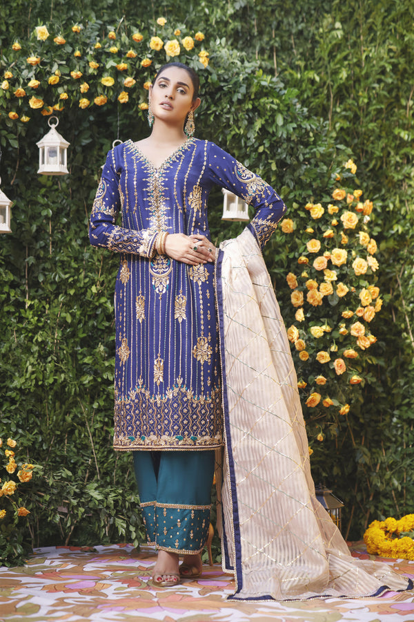 Wahajmbegum | Mehrunnisa Wedding Formals | PEACOCK PRIDE by Wahaj M.Khan - Designer Dress - Type: Ladies Clothes - Available at Libayah - 100% Original