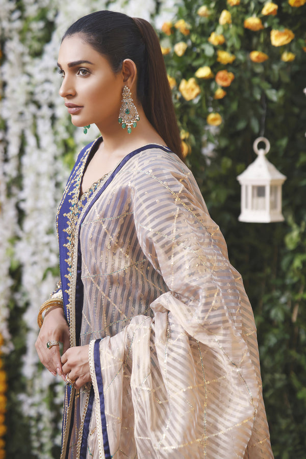 Wahajmbegum | Mehrunnisa Wedding Formals | PEACOCK PRIDE by Wahaj M.Khan - Designer Dress - Type: Ladies Clothes - Available at Libayah - 100% Original