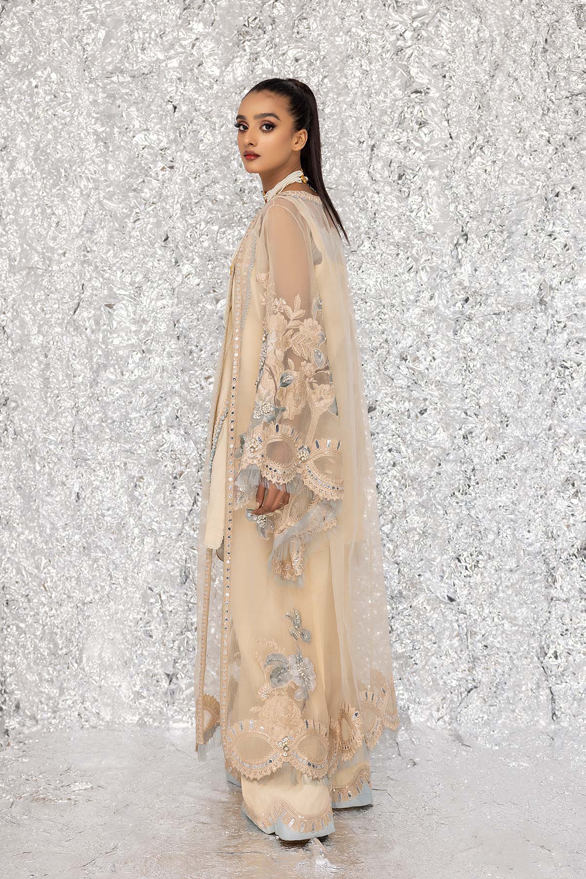 Mina Kashif | Luxury Pret | MK23-03 by Mina Kashif - Designer Dress - Type: Formal - Available at Libayah - 100% Original