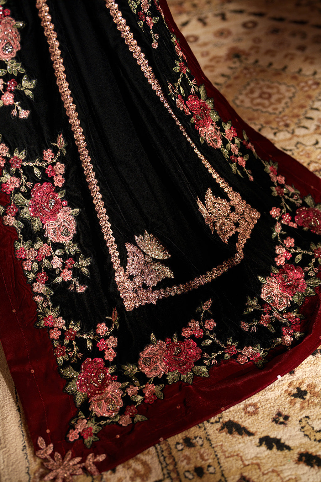 Iznik | Velvet 25 | IV-59 Embroidered Velvet by Iznik - Designer Dress - Type : Ladies Clothes - Available at Libayah - 100% Original 