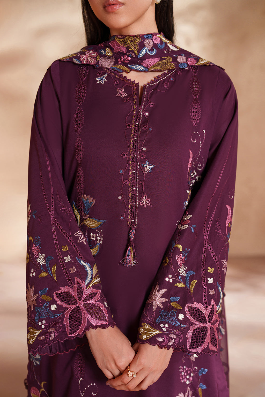 Iznik | Eid lawn | EL-03 Embroidered Lawn by Iznik - Designer Dress  - Type : Ladies Clothes - Available at Libayah - 100% Original 