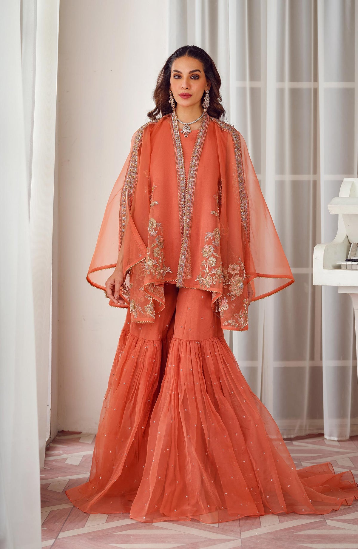 Mina Kashif | Luxury Pret | MK23-12-A/B by Mina Kashif - Designer Dress - Type: Formal - Available at Libayah - 100% Original