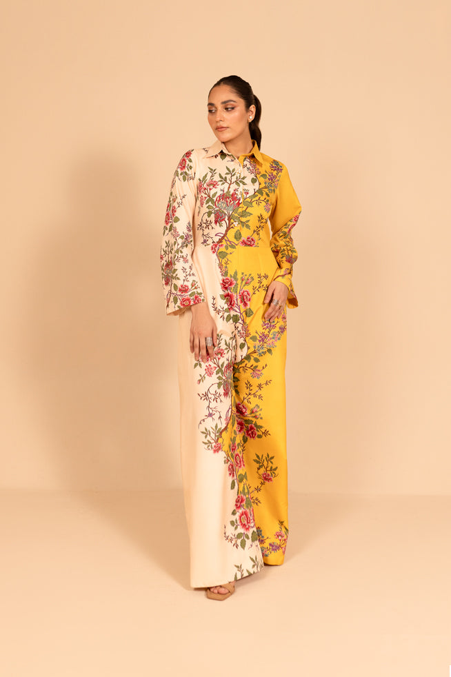 Fozia Khalid | Print Edit | Lumina by Fozia Khalid - Designer Dress - Type: Casuals - Available at Libayah - 100% Original