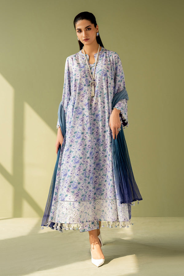 Baroque | Eid Printique | EMBROIDERED PRINTED LAWN UF-4167 by Baroque - Designer Dress - Type: Ladies Clothes - Available at Libayah - 100% Original