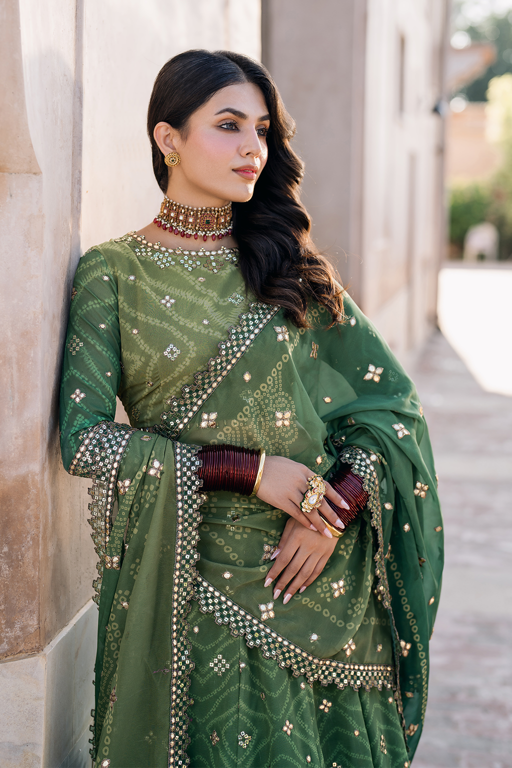 Iznik | Bandhani Formals | UE-328 by Iznik - Designer Dress - Type: Ladies Clothes - Available at Libayah - 100% Original