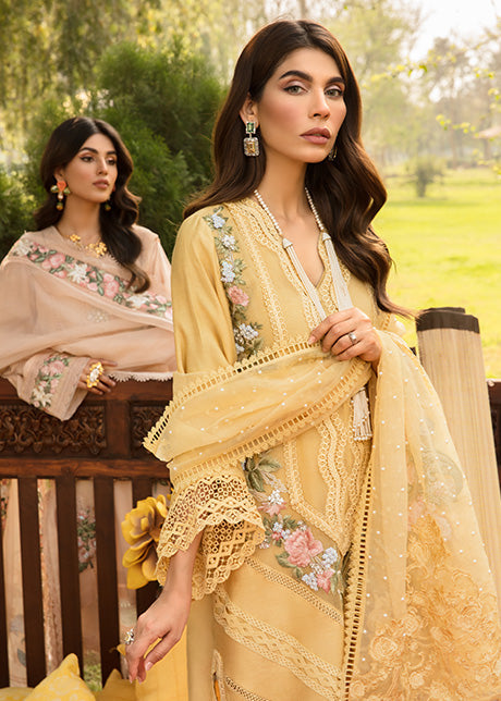 Saira Shakira | Luxury Pret | Daffodil by Saira Shakira - Designer Dress  - Type : Ladies Clothes - Available at Libayah - 100% Original 