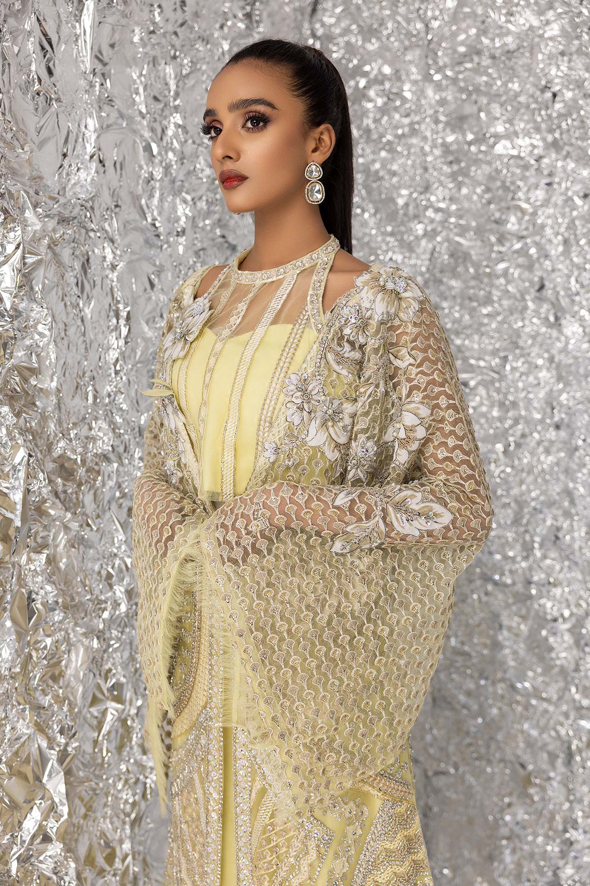 Mina Kashif | Luxury Pret | MK23-01 by Mina Kashif - Designer Dress - Type: Formal - Available at Libayah - 100% Original