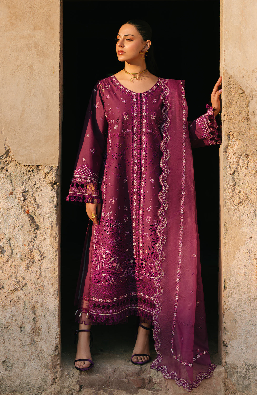 Fiona | Sarang Lawn 25 | Feride by Fiona - Designer Dress - Type: Ladies Clothes - Available at Libayah - 100% Original