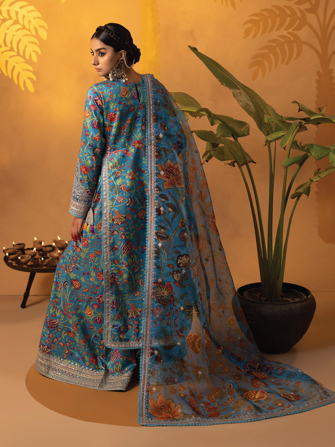 Faiza Faisal | Signature Pret Eid Edit | Oceane by Faiza Faisal - Designer Dress - Type: Ladies Clothes - Available at Libayah - 100% Original