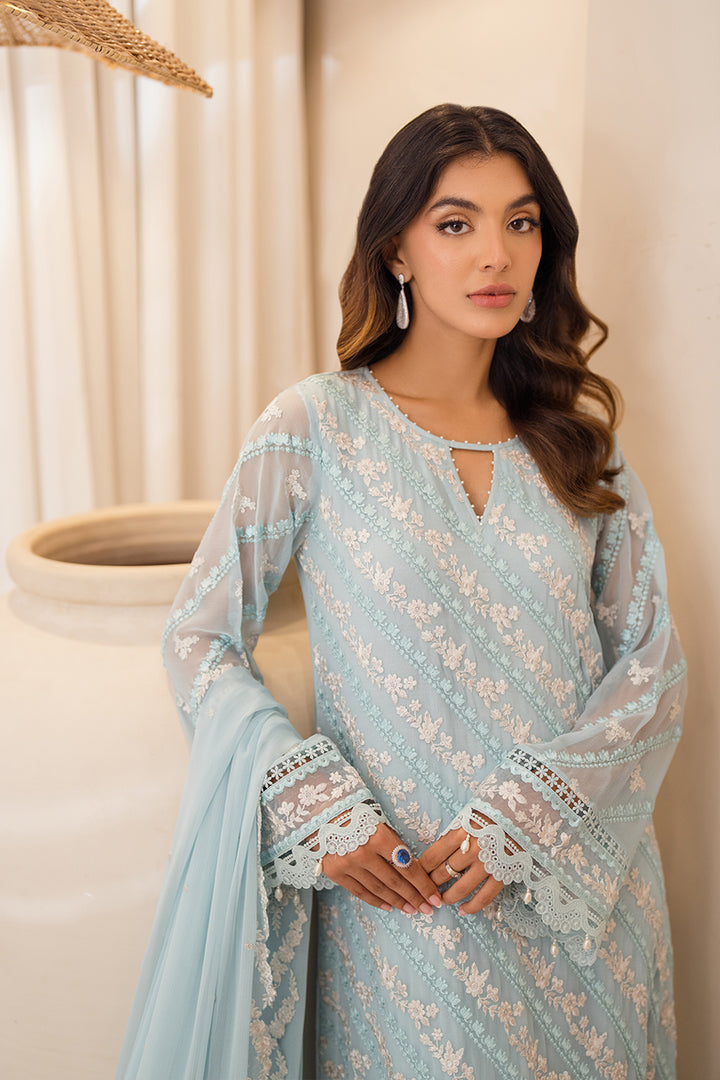 Azure | Ensembles Embroidered Formals | Mint Glaze by Azure - Designer Dress - Type: Ladies Clothes - Available at Libayah - 100% Original