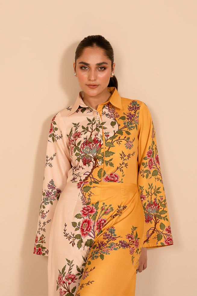 Fozia Khalid | Print Edit | Lumina by Fozia Khalid - Designer Dress - Type: Casuals - Available at Libayah - 100% Original