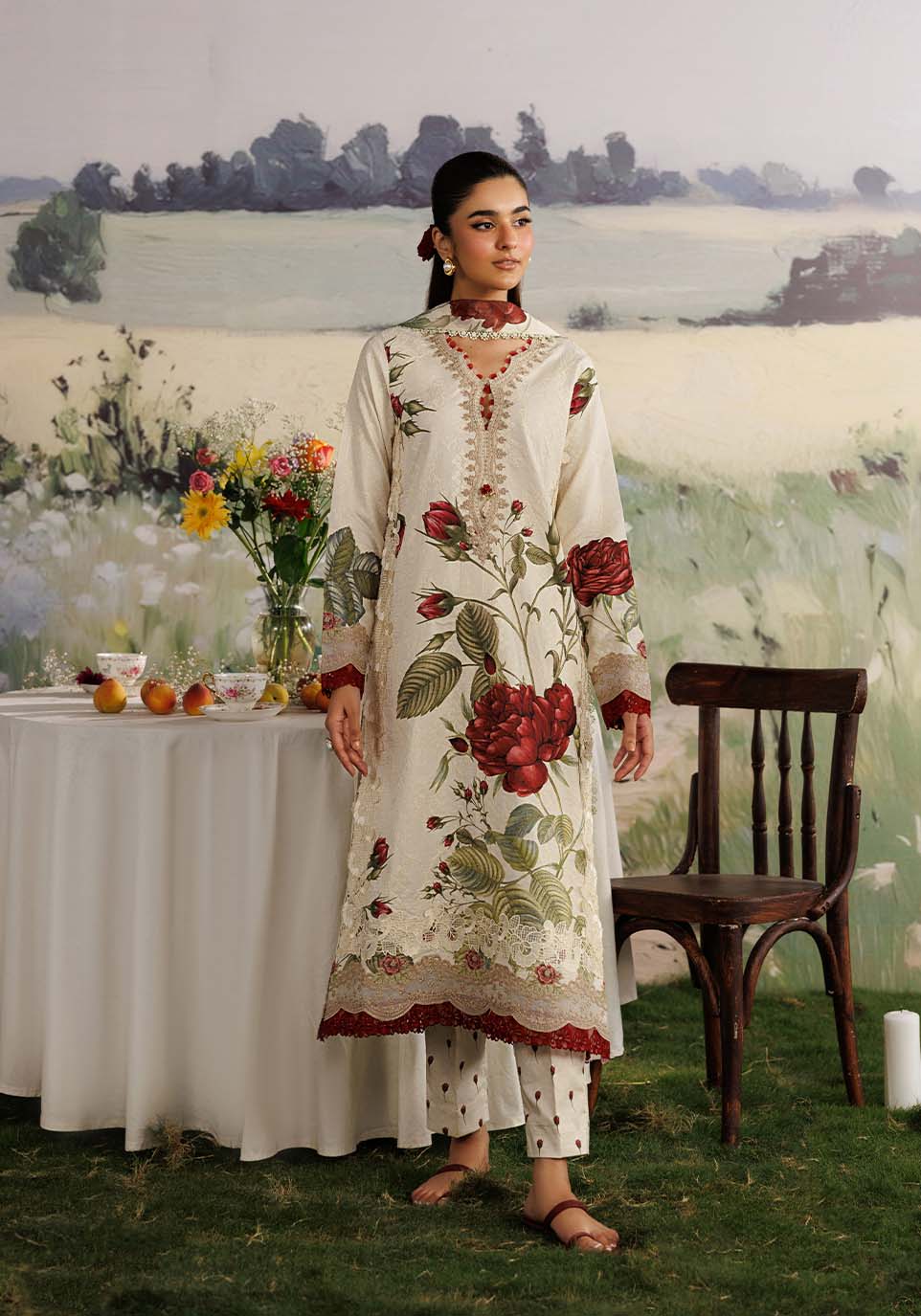 Zarqash | RimJhim The Moonsoon Edit 26 |BAHAR ZQ002 by Zarqash - Designer Dress  - Type : Ladies Clothes - Available at Libayah - 100% Original 