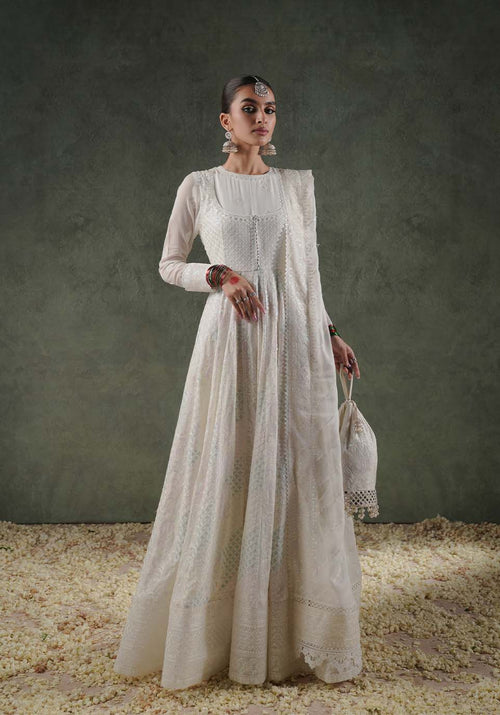 Zarqash | Lakhnawi Festive Chiffon 24 |  ZQL 006A MAYA by Zarqash - Designer Dress - Type: Ladies Clothes - Available at Libayah - 100% Original