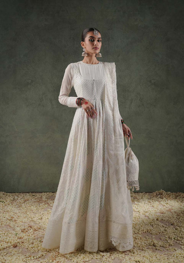 Zarqash | Lakhnawi Festive Chiffon 24 |  ZQL 006A MAYA by Zarqash - Designer Dress - Type: Ladies Clothes - Available at Libayah - 100% Original