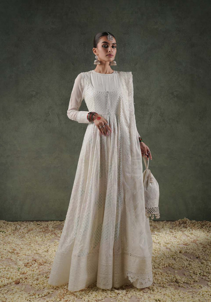 Zarqash | Lakhnawi Festive Chiffon 24 |  ZQL 006A MAYA by Zarqash - Designer Dress - Type: Ladies Clothes - Available at Libayah - 100% Original