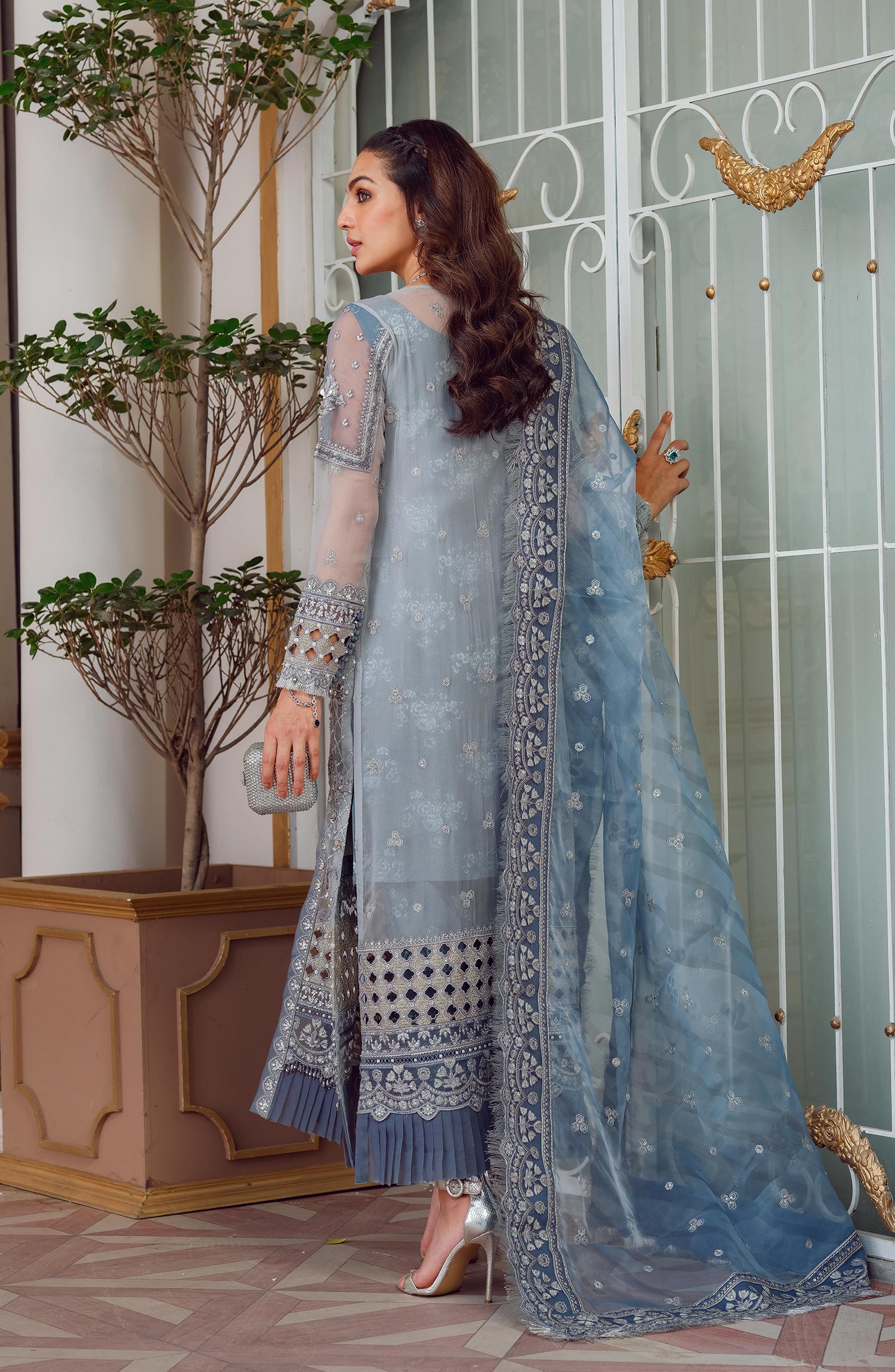 Mina Kashif | Luxury Pret | MK23-13-A/B by Mina Kashif - Designer Dress - Type: Formal - Available at Libayah - 100% Original