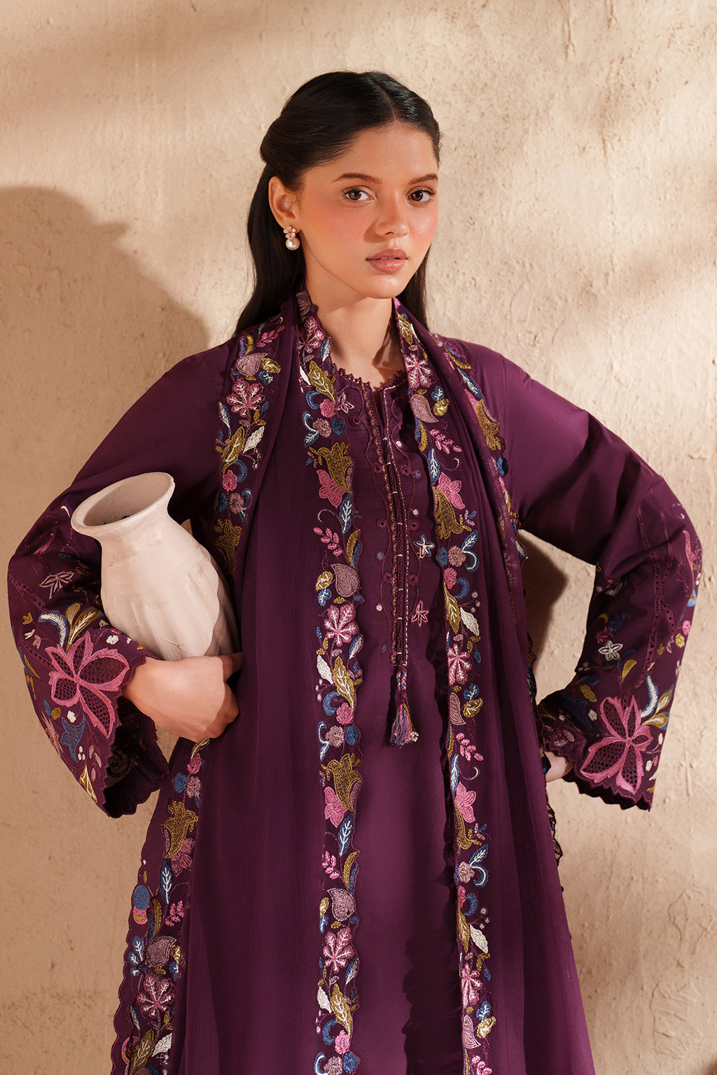 Iznik | Eid lawn | EL-03 Embroidered Lawn by Iznik - Designer Dress  - Type : Ladies Clothes - Available at Libayah - 100% Original 