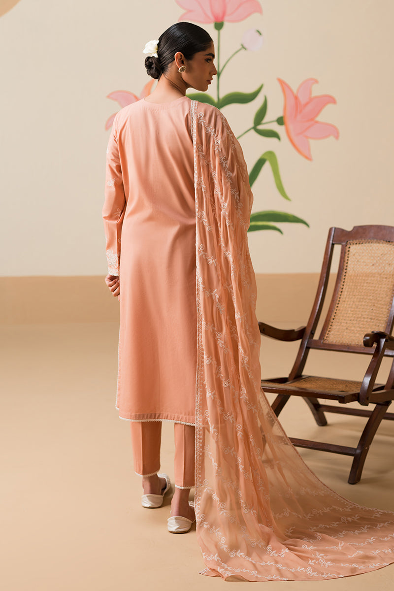 Cross Stitch | Chikankari Lawn Collection | P-03 by Cross Stitch - Designer Dress - Type: Ladies Clothes - Available at Libayah - 100% Original