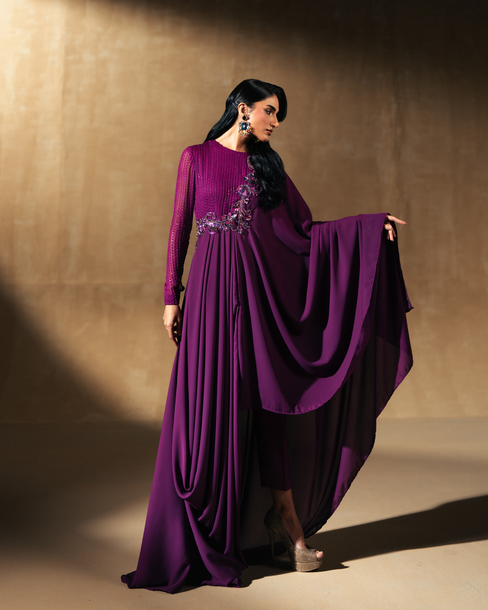 Vasal | Zyra Luxe Pret 26 | Divine drape by Vasal - Designer Dress  - Type : Ladies Clothes - Available at Libayah - 100% Original 