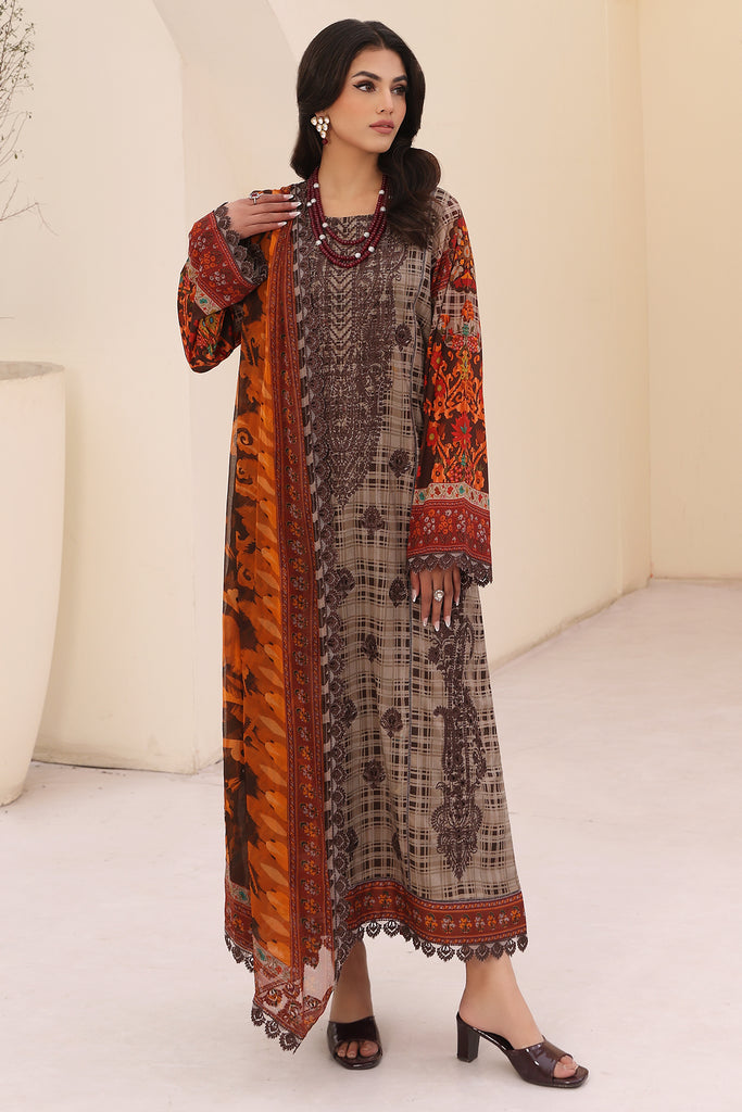 Charizma | Naranji Embroidered Lawn 24 | CN4-010 by Charizma - Designer Dress - Type: Ladies Clothes - Available at Libayah - 100% Original