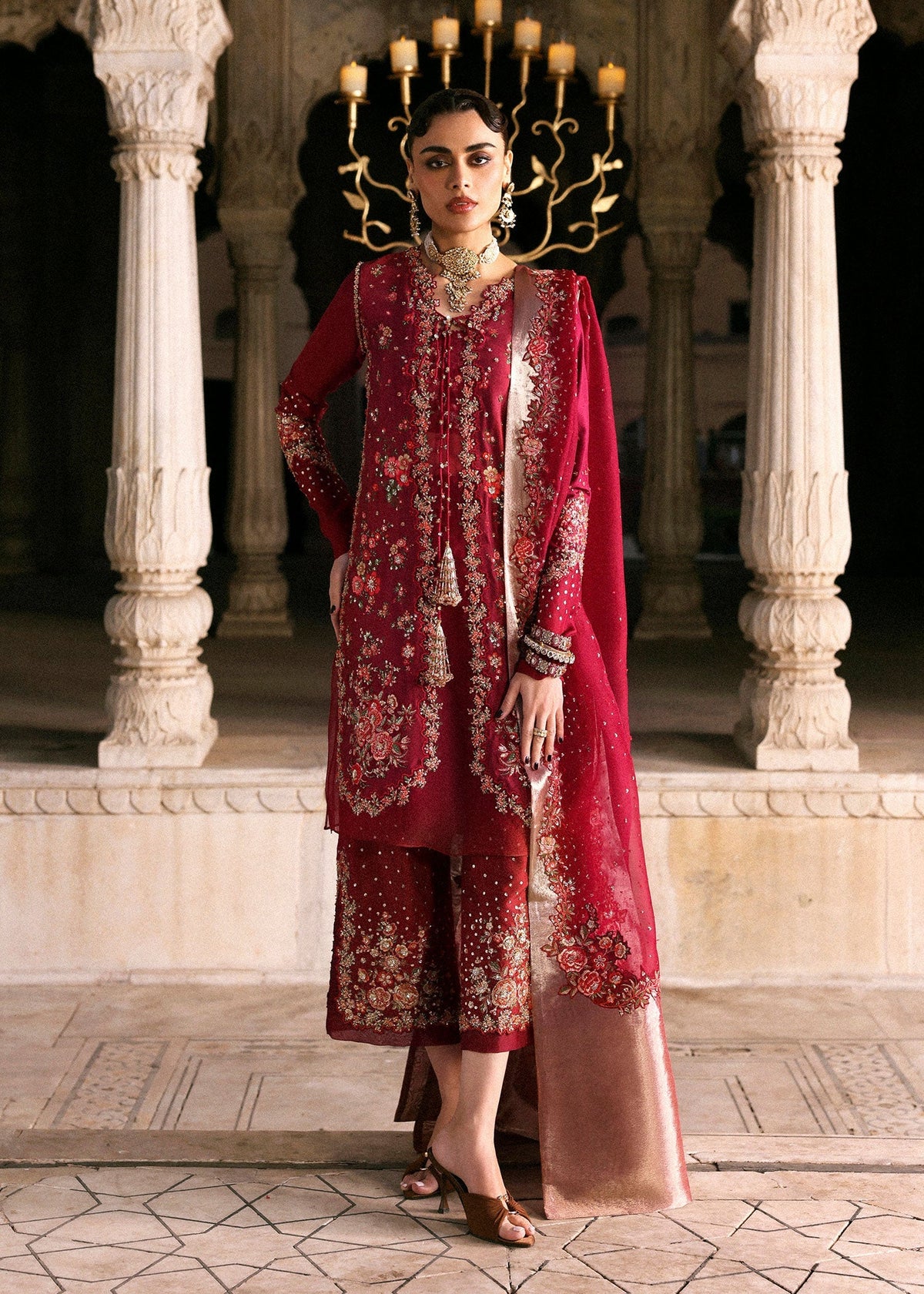 Hussain Rehar | Luxury Pret AW 25 | Berrique by Hussain Rehar - Designer Dress  - Type : Ladies Clothes - Available at Libayah - 100% Original 