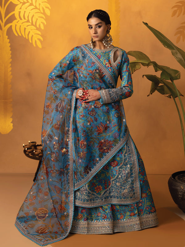 Faiza Faisal | Signature Pret Eid Edit | Oceane by Faiza Faisal - Designer Dress - Type: Ladies Clothes - Available at Libayah - 100% Original