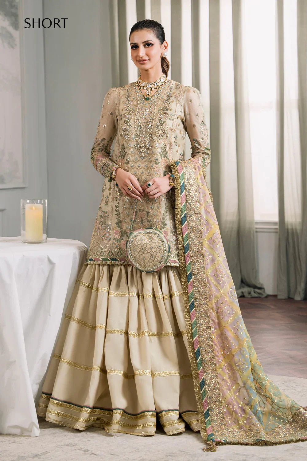 Baroque | Chantelle Embroidered Collection | CH12-04 by Baroque - Designer Dress - Type: Ladies Clothes - Available at Libayah - 100% Original
