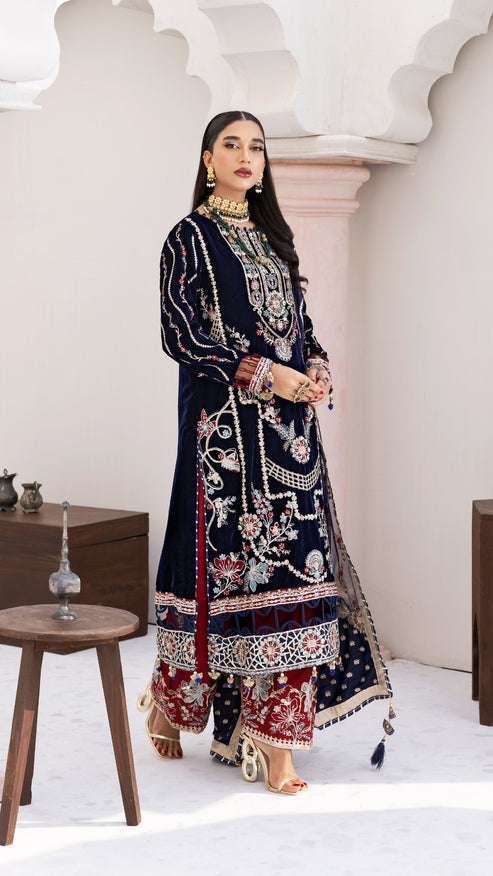 Zebtan | Andaz e Makhmal | ZAM-11 by Zebtan - Designer Dress - Type: Ladies Clothes - Available at Libayah - 100% Original