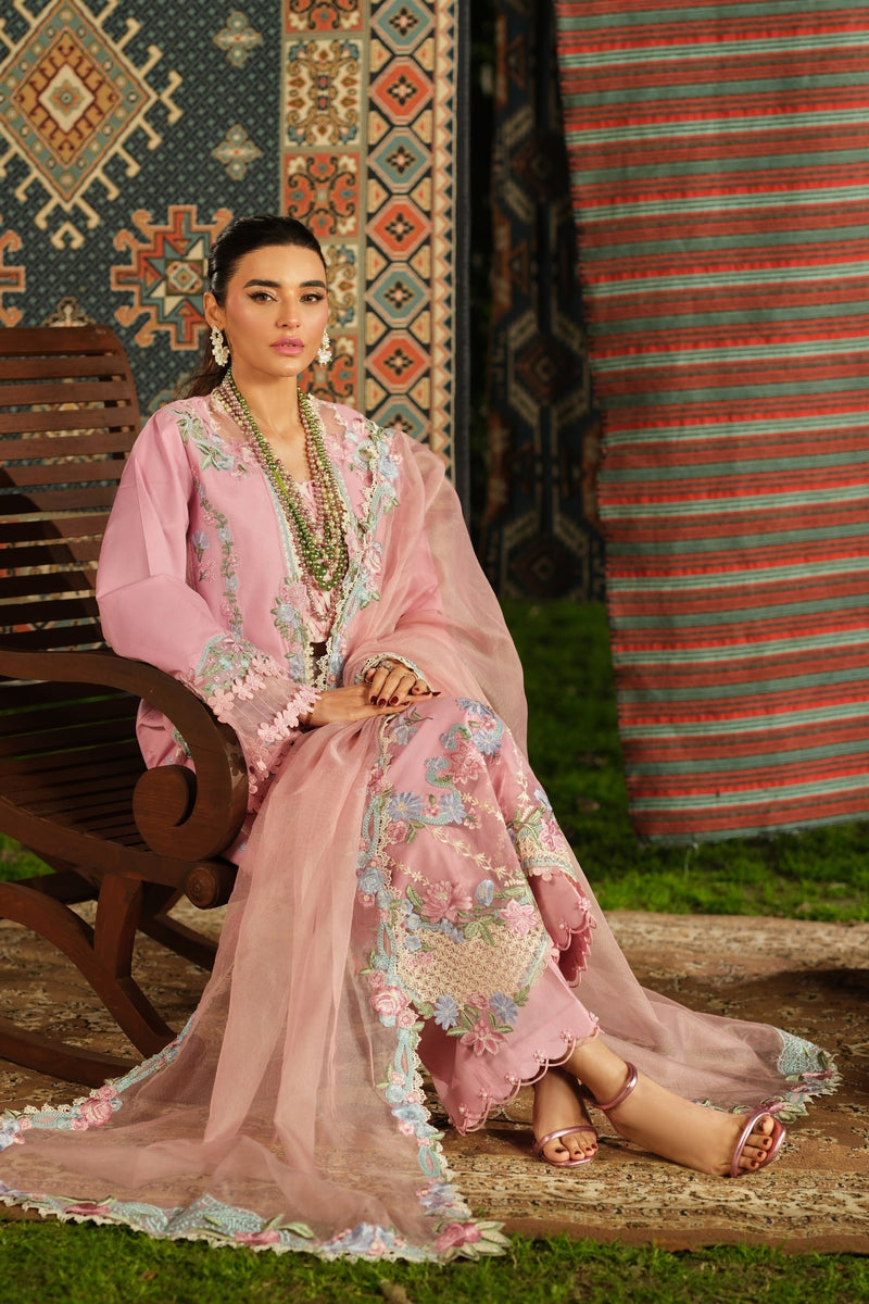 Maryam Hussain | Luxury Lawn 26 | Aesaar - Designer Dress - Type : Ladies Clothes - Available at Libayah - 100% Original