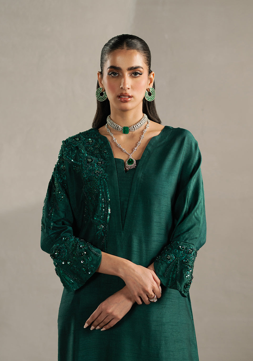 Zarqash | Silk Edit | ZQS 009 IZEL by Zarqash - Designer Dress - Type: Ladies Clothes - Available at Libayah - 100% Original