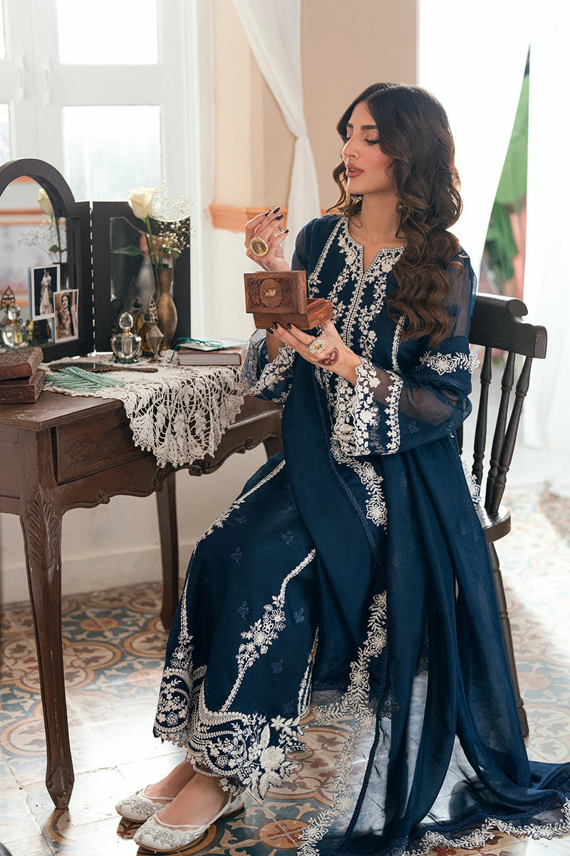 Azure | Eid Drop | Stellar Blue - by Libayah - Registered Vendor of : Azure - 100% Original Designer Dress