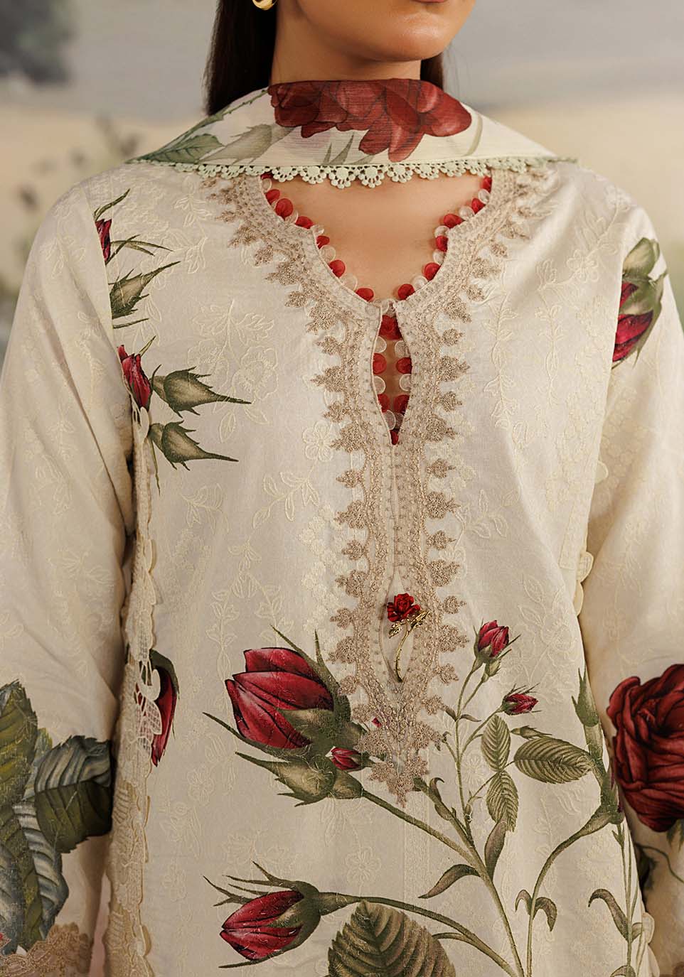 Zarqash | RimJhim The Moonsoon Edit 26 |BAHAR ZQ002 by Zarqash - Designer Dress  - Type : Ladies Clothes - Available at Libayah - 100% Original 