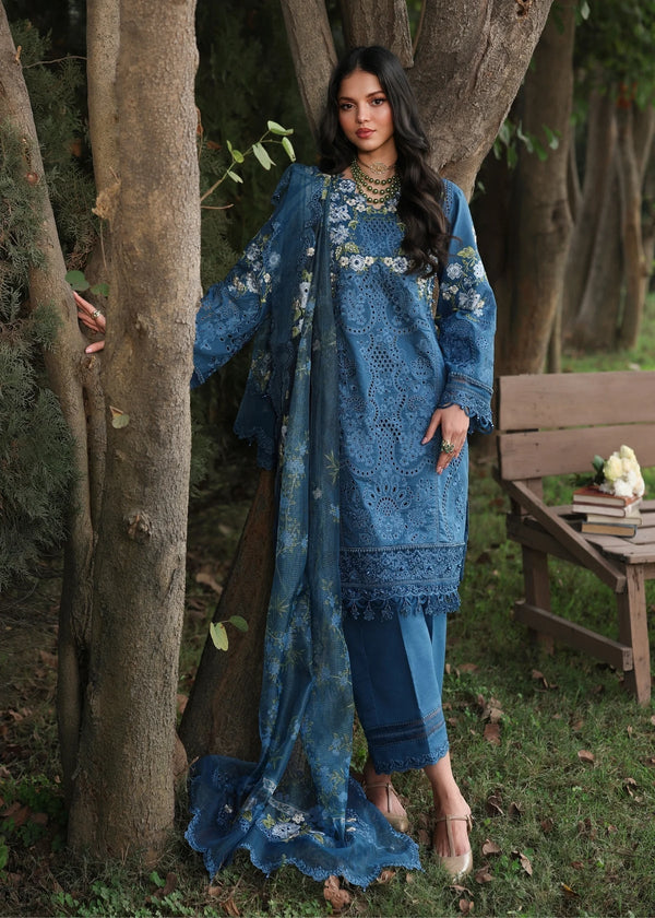 Sardinia | Tales of Petals | BLUE BLOSSOMS - Designer Dress - Type : Ladies Clothes - Available at Libayah - 100% Original