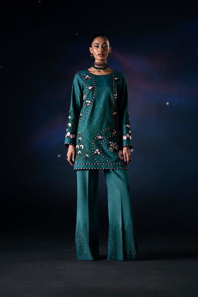 Fozia Khalid | Stardust Luxe | Terra by Fozia Khalid - Designer Dress - Type: Ladies Clothes - Available at Libayah - 100% Original