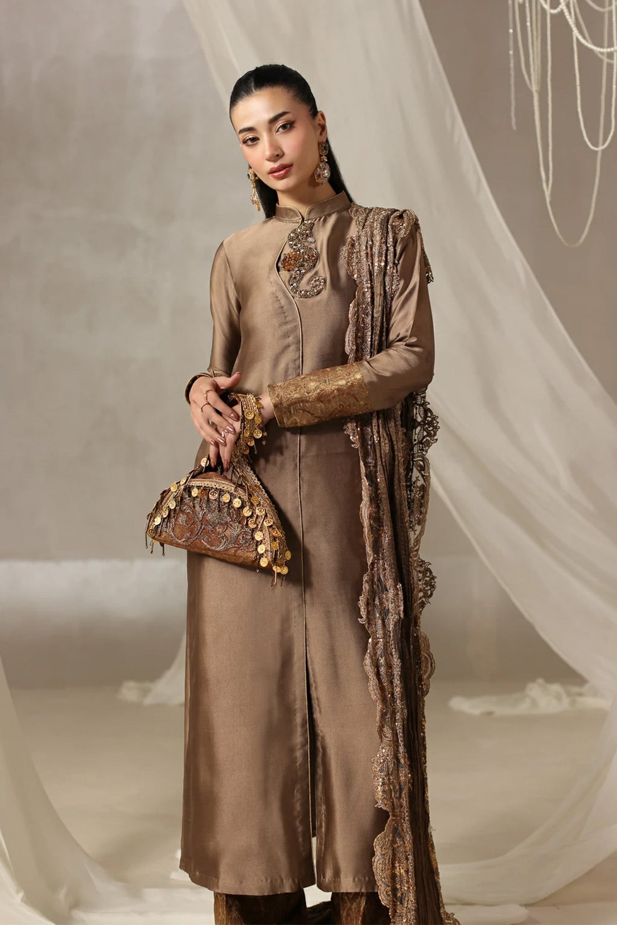 Musferah Saad | Into Twilight | Brûlee by Musferah Saad - Designer Dress  - Type : Ladies Clothes - Available at Libayah - 100% Original 