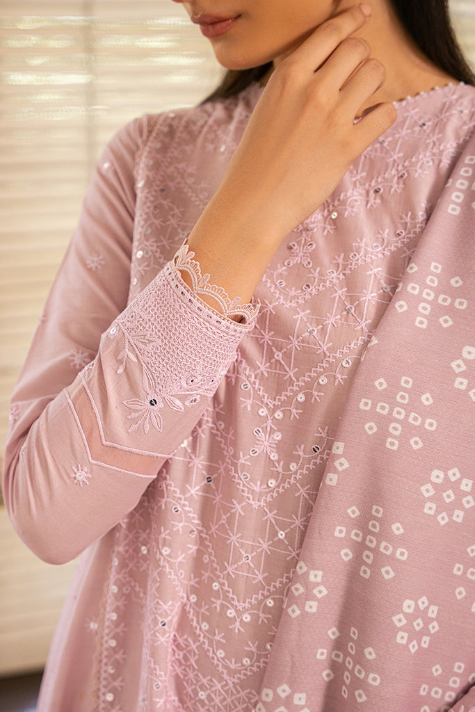 Cross Stitch | Mahiri Embroidered Lawn 24 | ROSY GLOW by Cross Stitch - Designer Dress - Type: Ladies Clothes - Available at Libayah - 100% Original