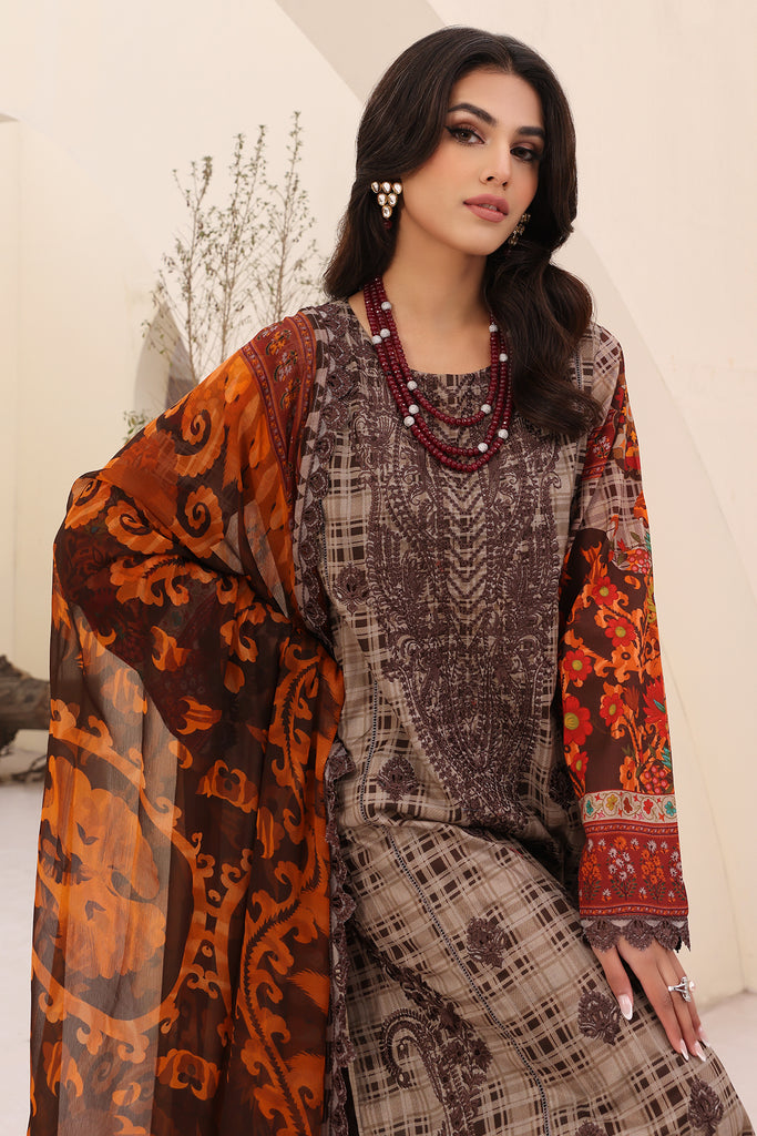 Charizma | Naranji Embroidered Lawn 24 | CN4-010 by Charizma - Designer Dress - Type: Ladies Clothes - Available at Libayah - 100% Original
