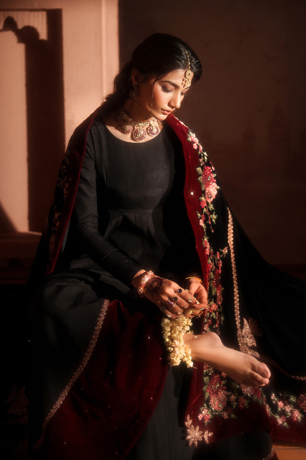 Iznik | Velvet 25 | IV-59 Embroidered Velvet by Iznik - Designer Dress - Type : Ladies Clothes - Available at Libayah - 100% Original 