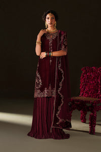Iznik | Velvet 25 | IV-71 Embroidered Velvet by Iznik - Designer Dress - Type : Ladies Clothes - Available at Libayah - 100% Original 