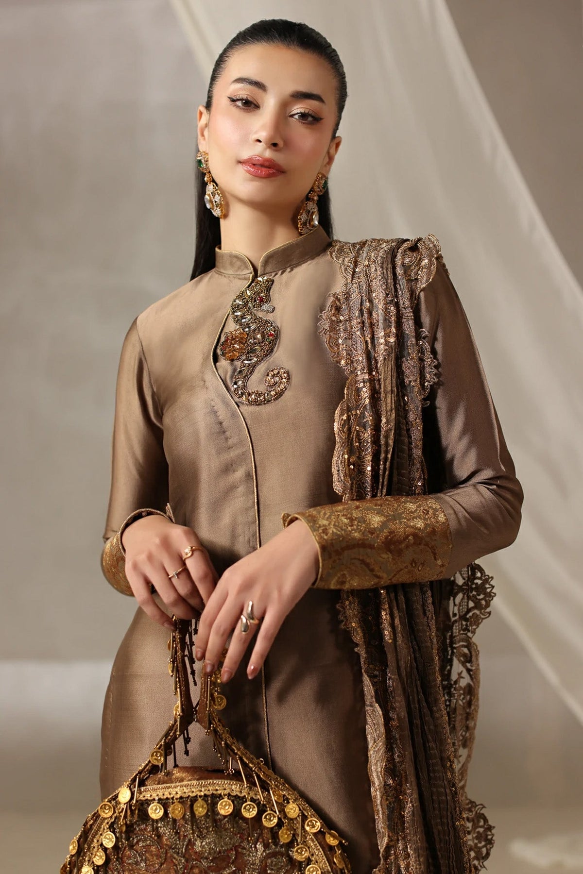 Musferah Saad | Into Twilight | Brûlee by Musferah Saad - Designer Dress  - Type : Ladies Clothes - Available at Libayah - 100% Original 