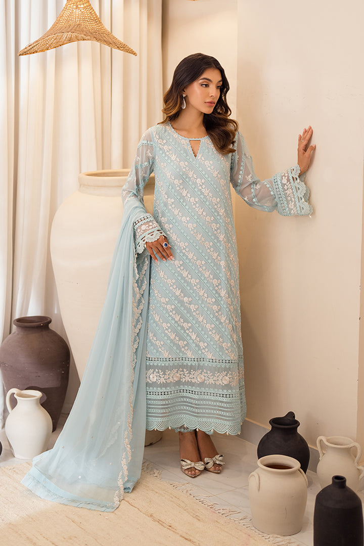 Azure | Ensembles Embroidered Formals | Mint Glaze by Azure - Designer Dress - Type: Ladies Clothes - Available at Libayah - 100% Original